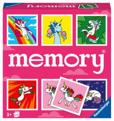 Ravensburger memory® Einhörner - 20999 - der Spieleklassiker für Einhorn-Fans, Merkspiel für 2-8 Spieler ab 3 Jahren