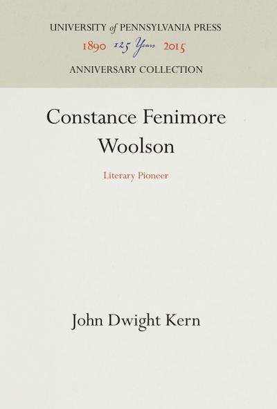 Constance Fenimore Woolson