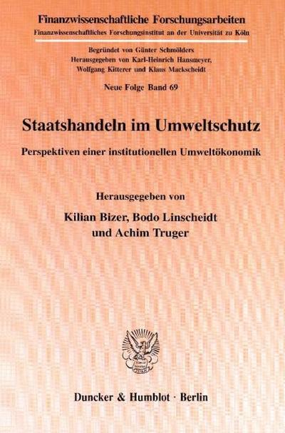Staatshandeln im Umweltschutz.