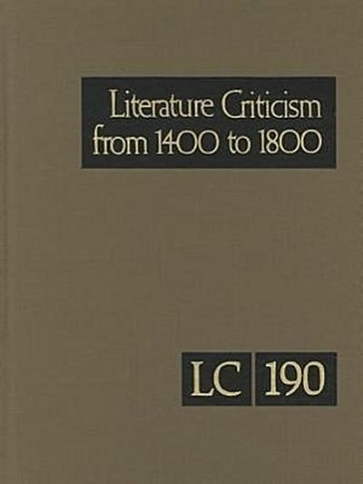Literature Criticism from 1400 to 1800