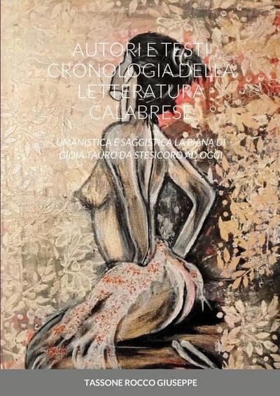 Autori E Testi Cronologia Della Letteratura Calabrese
