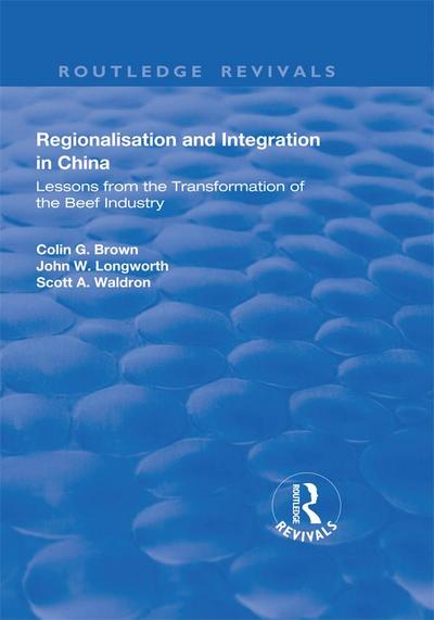 Regionalisation and Integration in China