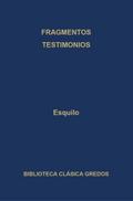 Fragmentos. Testimonios.
