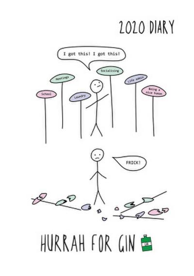 Hurrah For Gin: A5 2020 Diary