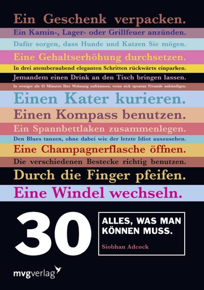 30. Alles, was man können muss