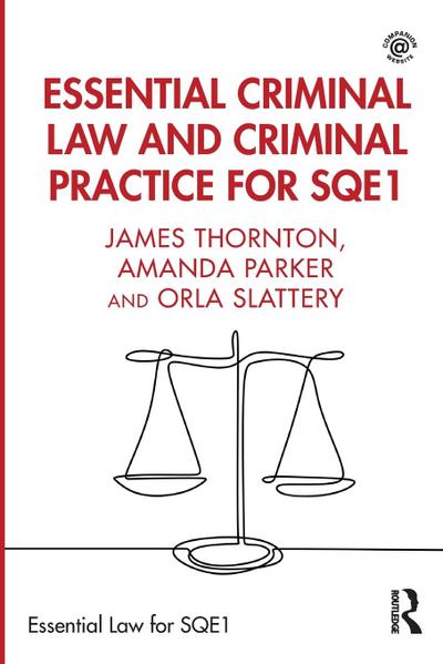 Essential Criminal Law and Criminal Practice for SQE1