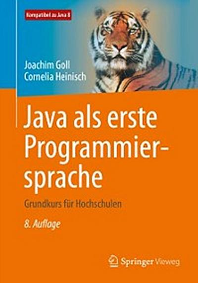 Java als erste Programmiersprache