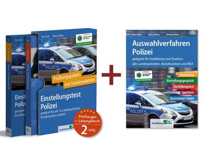 Einstellungstest + Auswahlverfahren Polizei: Paket