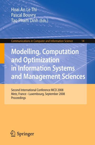 Modelling, Computation and Optimization in Information Systems and Management Sciences