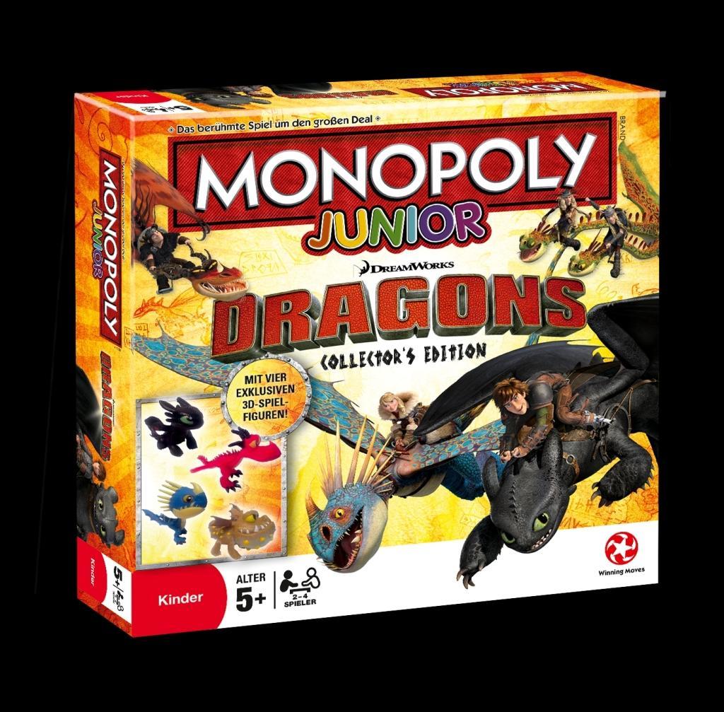 Winning Moves WIN44161 - Monopoly Junior-Dragons Collectors Edition Spiel  - Zdjęcie 1 z 1