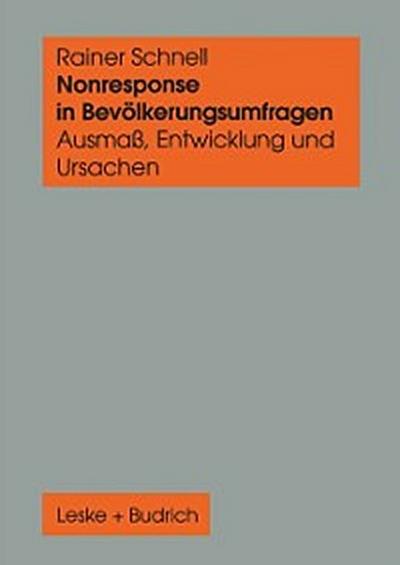 Nonresponse in Bevölkerungsumfragen
