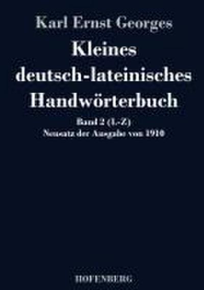 Kleines deutsch-lateinisches Handwörterbuch