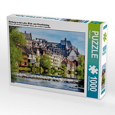 Marburg an der Lahn, Blick vom Hirsefeldsteg (Puzzle)