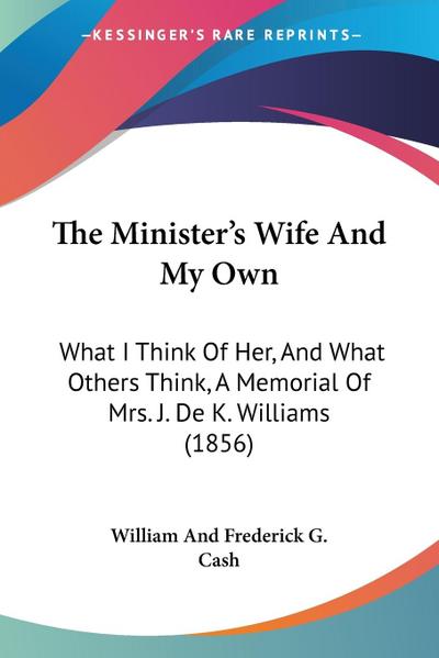 The Minister’s Wife And My Own