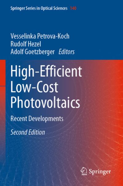 High-Efficient Low-Cost Photovoltaics