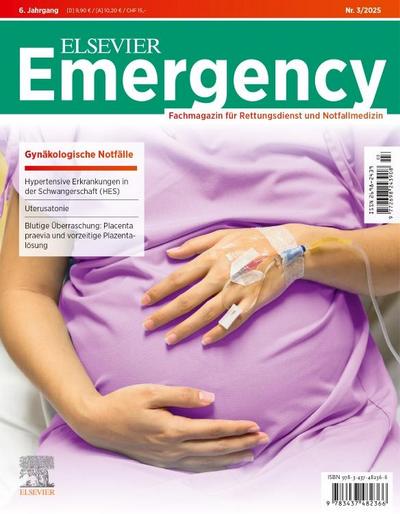 ELSEVIER Emergency.  Gynäkologische Notfälle. 3/2025: Fachmagazin für Rettungsdienst und Notfallmedizin