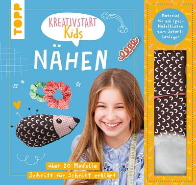 Kreativstart Kids Nähen. Anleitungsbuch und Material