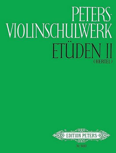 Peters-Violinschulwerk: Etüden. Bd.2