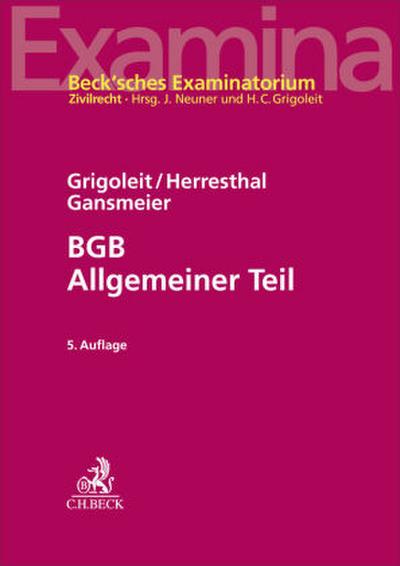 BGB Allgemeiner Teil