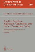 Applied Algebra, Algebraic Algorithms and Error-Co