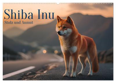 Shiba Inu - Stolz und Anmut (Wandkalender 2026 DIN A2 quer), CALVENDO Monatskalender