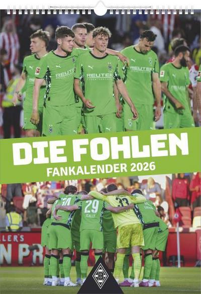 Borussia Mönchengladbach 2026 - Fußball-Kalender - Wand-Kalender - Fan-Kalender - 29,7x42 - Sport