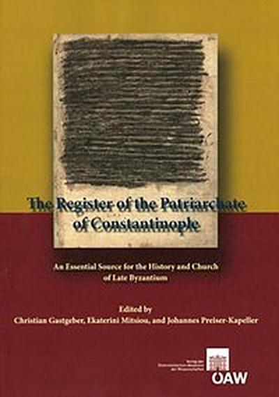 The Register of the Patriarchate of Constantinople