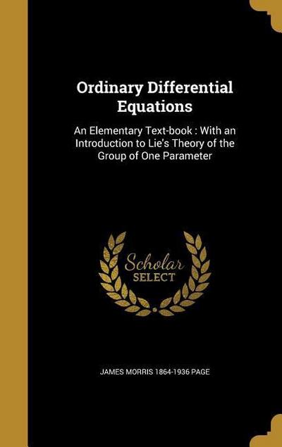 ORDINARY DIFFERENTIAL EQUATION