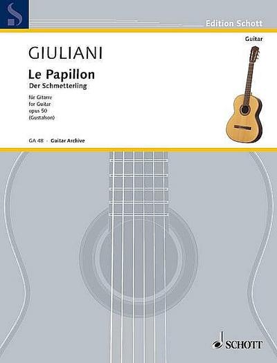 Der Schmetterling op.50für Gitarre