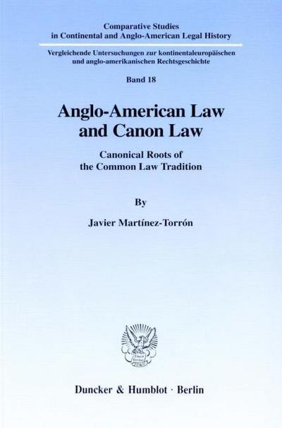 Anglo-American Law and Canon Law.