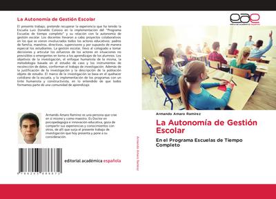 La Autonomía de Gestión Escolar