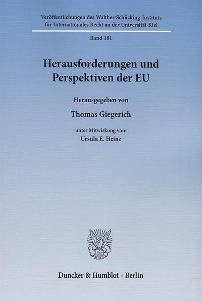 Herausforderungen und Perspektiven der EU.