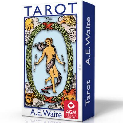 Tarot of A.E. Waite (Blue Edition, Standard, Spanish), m. 1 Buch, m. 1 Beilage