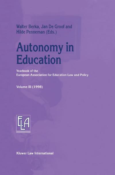 Autonomy in Education