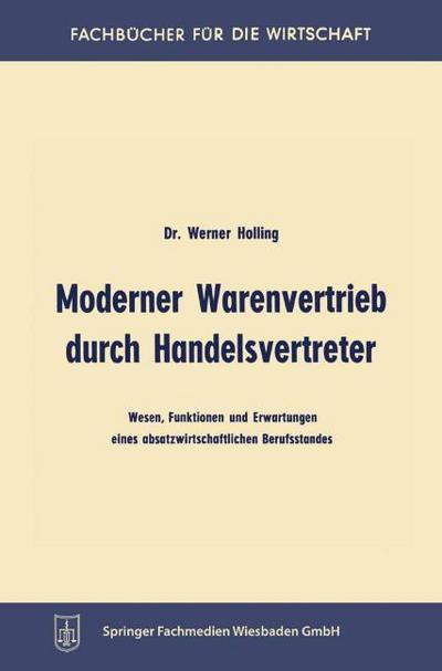 Moderner Warenvertrieb durch Handelsvertreter