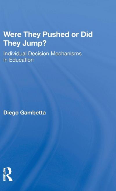 Were They Pushed Or Did They Jump?