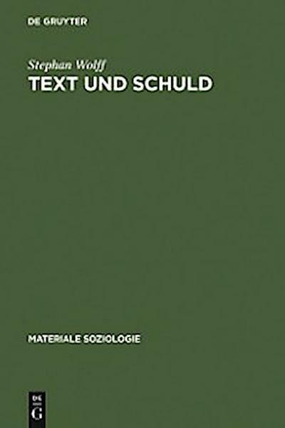 Text und Schuld
