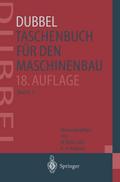DUBBEL - Taschenbuch für den Maschinenbau