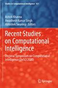 Recent Studies on Computational Intelligence