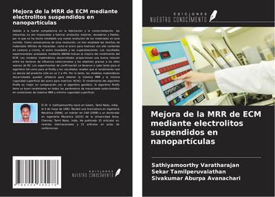 Mejora de la MRR de ECM mediante electrolitos suspendidos en nanopartículas
