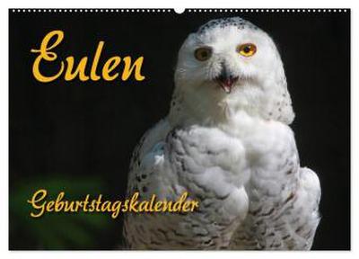 Eulen (Wandkalender 2026 DIN A2 quer), CALVENDO Monatskalender