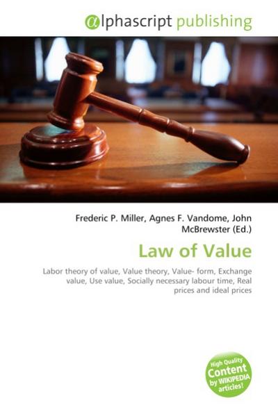Law of Value - Frederic P. Miller