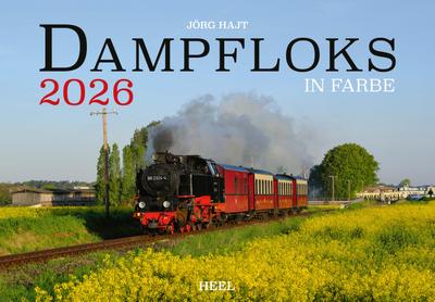 Dampfloks in Farbe Kalender 2026