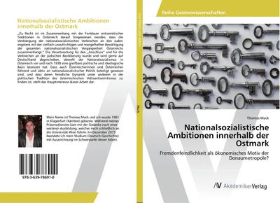 Nationalsozialistische Ambitionen innerhalb der Ostmark