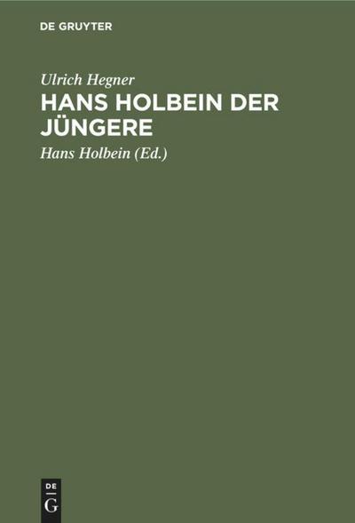 Hans Holbein der Jüngere