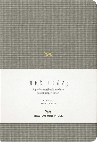 A Notebook for Bad Ideas (Grey/Lined)