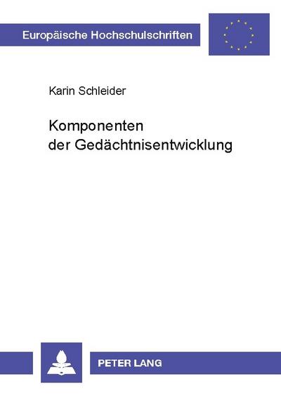 Komponenten der Gedächtnisentwicklung