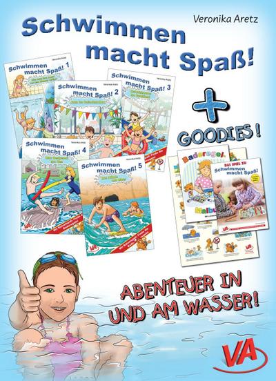 Schwimmen macht Spaß!-Box, m. 24 Buch, m. 1 Buch