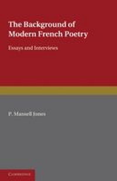 The Background of Modern French Poetry