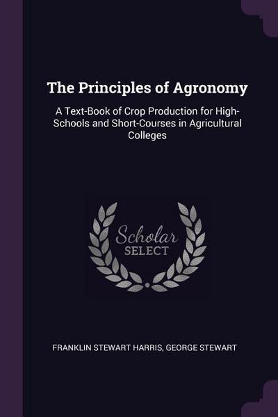 PRINCIPLES OF AGRONOMY